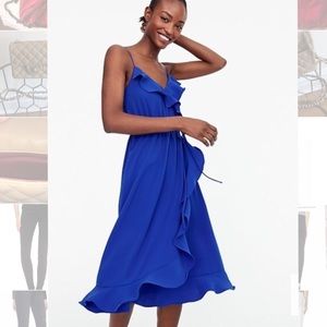 Jcrew blue party dress